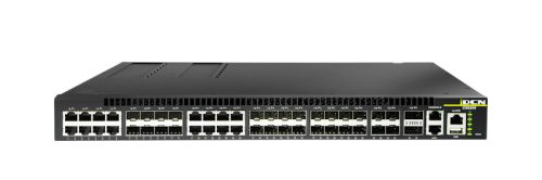 DCN L3 layer aggregációs switch PIM router funcióval 16x COMBO (RJ45 or SFP) + 8x 100/1000Base-X + 4 x1/10GBase-X +  2x 40GBase-X (QSFP)