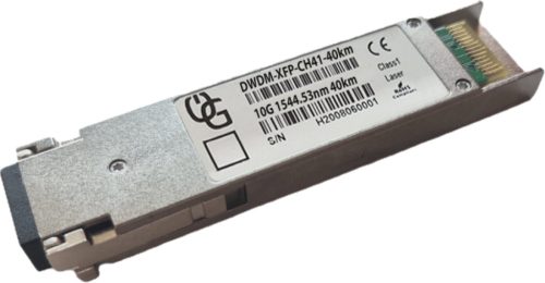 OpenGate, 10G,DWDM XFP, 40km, 100GHz, ITU Channel 1544.53nm, Dual LC, DDM, SMF