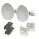 EtherHaul-8010FX komplett LINK, 65cm 70/80&5GHz antennával, szerelőkészlettel, PoE táppal, 10Gbps FDX + backup licenc