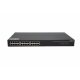 DCN Smart menedzselhető PoE Access Switch, 24x10/100/1000Base-T PoE+ port, 370W PoE power budget +
2x100/1000Base-X SFP, Fanless, AC tápegység, 0° +50°, 1U