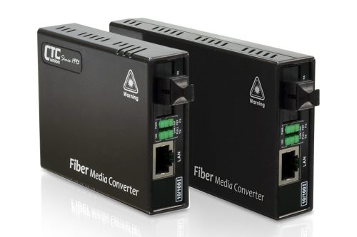 CTC Union FMC Web Smart/OAM Gigabit Ethernet konverter, SC, 20km, Tx1310nm / Rx1550nm (A type)