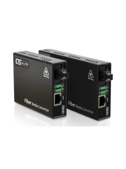 CTC Union FMC Web Smart/OAM Gigabit Ethernet konverter, SC, 20km, Tx1550nm / Rx1310nm (B type)