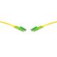 Duplex patch kábel  4 x E2000/APC csatlakozóval, 3mm duplex core 9/125 LSZH, 30 m