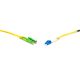 Duplex patch kábel  2 x E2000/APC + 2 x LC/UPC csatlakozóval, 3mm duplex core 9/125 LSZH, 30 m