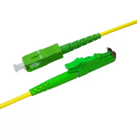   E2000/APC (R&M)-SC/APC monomódusú szimplex patch kábel, 2mm LSOH köpeny, OS2 G657.A1 szál, 2m