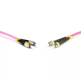   Duplex patch kábel  2 x ST/UPC + 2 x FC/UPC csatlakozóval, 3mm duplex core 50/125 OM4 LSZH, 2 m