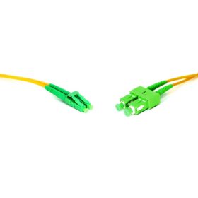 Duplex patch kábel  2 x SC/APC + 2 x LC/APC csatlakozóval, 3mm duplex core 9/125 LSZH, 15 m   Duplex patch kábel  2 x SC/APC + 2 x LC/APC csatlakozóval, 3mm duplex core 9/125 LSZH, 15 m