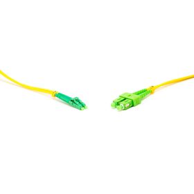 Duplex patch kábel  2 x SC/APC + 2 x LC/APC csatlakozóval, 3mm duplex core 9/125 LSZH, 4 m   Duplex patch kábel  2 x SC/APC + 2 x LC/APC csatlakozóval, 3mm duplex core 9/125 LSZH, 4 m