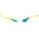 Duplex patch kábel  2 x LC/APC + 2 x SC/UPC csatlakozóval, 3mm duplex core 9/125 LSZH, 2 m