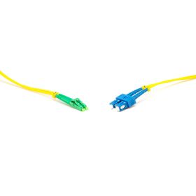 Duplex patch kábel  2 x LC/APC + 2 x SC/UPC csatlakozóval, 3mm duplex core 9/125 LSZH, 5 m   Duplex patch kábel  2 x LC/APC + 2 x SC/UPC csatlakozóval, 3mm duplex core 9/125 LSZH, 5 m