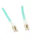 LC/UPC multimódusú duplex patch kábel, 3mm LSOH köpeny, OM3, 1,5m
