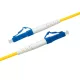 LC/UPC monomódusú szimplex patch kábel, 3mm LSOH köpeny, OS2 G657.A1 szál, 10m