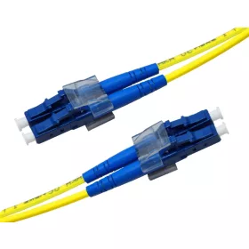   LC/UPC monomódusú duplex patch kábel, 2mm LSOH köpeny, OS2 G657.A1 szál, 20m