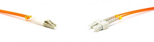 Duplex patch kábel  2 x SC/UPC + 2 x LC/UPC csatlakozóval, 3mm duplex core 62,5/125 MM-6 LSZH, 30 m