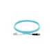 LC/UPC-ST/UPC multimódusú duplex patch kábel, 3mm LSOH köpeny, OM3, 10m