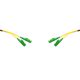 E2000 kompatibilis duplex patch kábel  4 x LSH/APC csatlakozóval, 3mm, 9/125 LSZH,20 m
