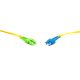 Duplex patch kábel  2 x SC/APC + 2 x SC/UPC csatlakozóval, 3mm duplex core 9/125 LSZH, 2 m