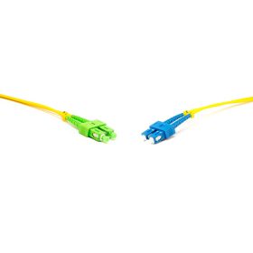 Duplex patch kábel  2 x SC/APC + 2 x SC/UPC csatlakozóval, 3mm duplex core 9/125 LSZH, 5 m   Duplex patch kábel  2 x SC/APC + 2 x SC/UPC csatlakozóval, 3mm duplex core 9/125 LSZH, 5 m