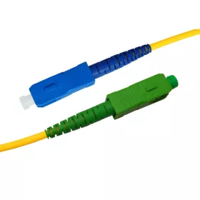   SC/UPC-SC/APC monomódusú szimplex patch kábel, 2mm LSOH köpeny, OS2 G657.A1 szál, 8m