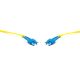 Duplex patch kábel  4 x SC/UPC csatlakozóval, 3mm duplex core 9/125 LSZH, 3 m