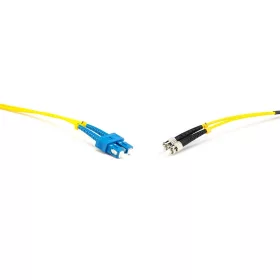   SC/UPC-ST/UPC monomódusú duplex patch kábel, 2mm LSOH köpeny, OS2 G657.A1 szál, 1,5m