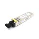 Gigalight BIDI SFP modul, 155M, 1550/1310nm, 40km távolság,  -40~85 hőm. tart., DDM, LC csatl.