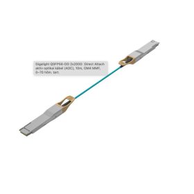   Gigalight QSFP56-DD 2x200G  Direct Attach aktív optikai kábel (AOC), 20m, OM4 MMF, 0~70 hőm. tart.