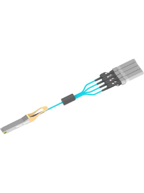 Gigalight QSFP56., 200G - 4x 50G QSFP56 Aktív optikai kábel, 1méter