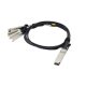 Gigalight QSFP28 - 4xSFP28 Direct Attach passzív kábel,  100GBASE-CR4, AWG30, 1m, 0~70 hőm. tart.