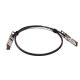 Gigalight QSFP+ Direct Attach passzív réz  kábel, 40GBASE-CR4, AWG30, 1m, 0~70 hőm. tart.