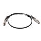 Gigalight QSFP+ Direct Attach passzív réz  kábel, 40GBASE-CR4, AWG30, 0,5m, 0~70 hőm. tart.