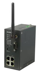 3G/4G router, beépített 3G/4G modul, 4xFE RJ45, 1xRS232/485/422 port, SMA csatl., 9-48VDC