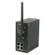 3G/4G router, beépített 3G/4G modul, 4xFE RJ45, 1xRS232/485/422 port, SMA csatl., 9-48VDC