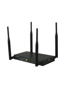   4G router, 1xGE SFP + 4xFE RJ45, beépített 4G modul, FDD-LTE 4G uplink; WLAN 802.11b/g/n, DC12V/24V
