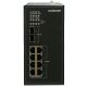 L2 DIN sínes menedzselhető ipari switch, 2xSFP + 4xGE RJ45,1xAC (110-220V AC/170~300 VDC)