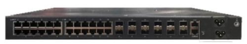 Raisecom L3 menedzselhető ipari switch, 19"RM, 12x10G SFP+ +24xGE RJ45,2xAC