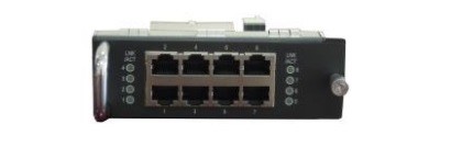 Bővítőmodul Gazelle S3028i-4XF ipari switch-hez, 8x10/100/1000 RJ45