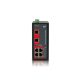 CTC nem menedzselhető ipari PoE switch,6x10/100/1000T PoE+(30W),120W,24/48V,-40°C~75°C