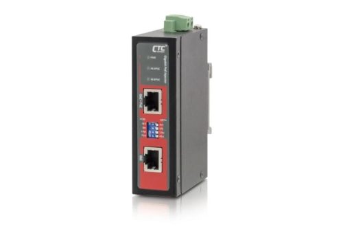 CTC Union 802.3af/at ipari GigaBit PoE+ 30/60W Injector, 48V bemenet, -40~75°C