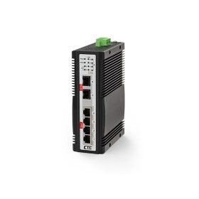 CTC menedzselhető ipari switch, 4x10/100/1000/2.5GBase-T + 2x1/2,5/10G SFP, 12/24/48VDC, -10~60°C   CTC menedzselhető ipari switch, 4x10/100/1000/2.5GBase-T + 2x1/2,5/10G SFP, 12/24/48VDC, -10~60°C