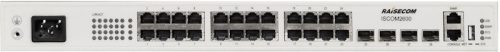 Raisecom menedzselhető L2 Gigabit access switch, 24x10/100/1000Base-T + 4xGE SFP port, AC PSU