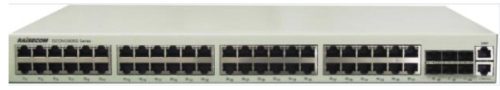 Raisecom menedzselhető L2 Gigabit access switch, 48x10/100/1000Base-T + 6x1/10GE SFP+ port, 2xAC PSU