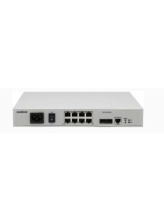   Raisecom menedzselhető L2 PoE switch (124W budget), 8x10/100/1000Base-T + 2xGE SFP port, AC PSU