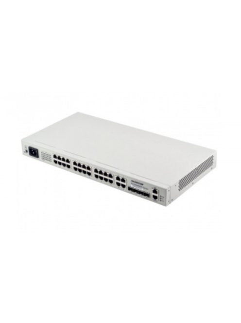 Raisecom menedzselhető L2+ GE switch, 24x10/100/1000Base-T+4xGE combo port, AC PSU