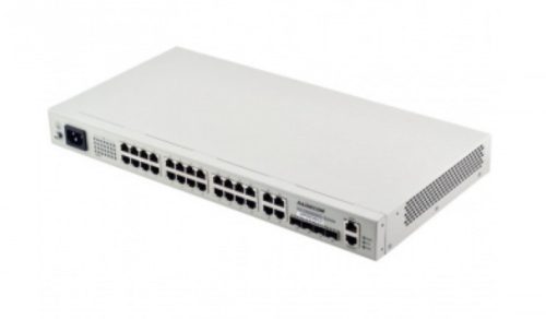 Raisecom menedzselhető L2+ GE switch, 24x10/100/1000Base-T+4xGE combo port, AC PSU