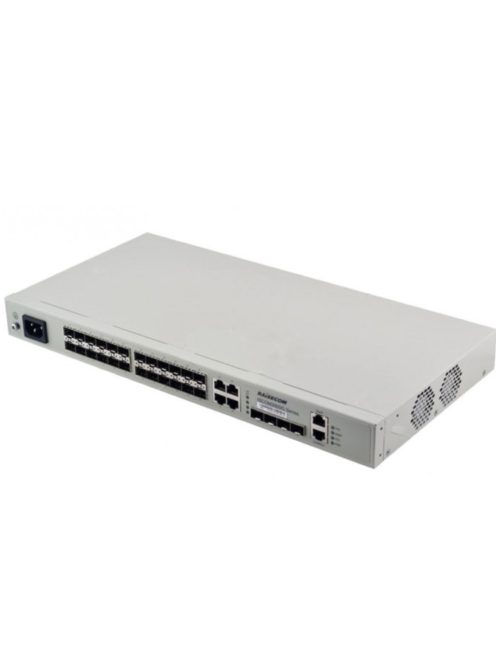 Raisecom CE L2 access switch, 24x100/1000M SFP interfész + 4x10G SFP+ interfész, 1xAC tápegység