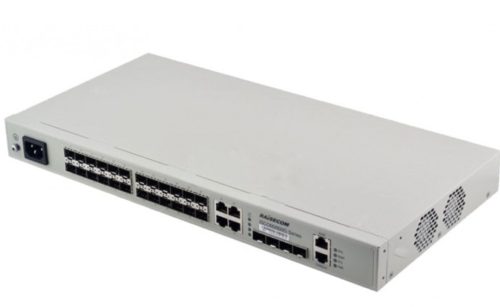 Raisecom CE L2 access switch, 24x100/1000M SFP interfész + 4x10G SFP+ interfész, 1xAC tápegység