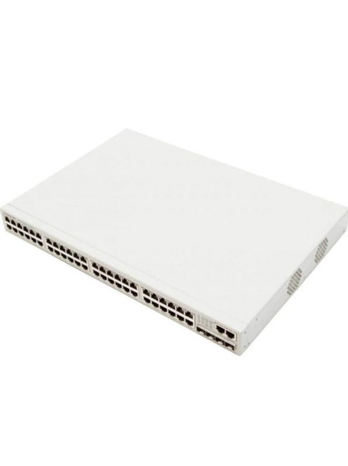 Raisecom menedzselhető L2+ GE switch, 48x10/100/1000Base-T+4x10GE SFP+ port, 1 x AC PSU