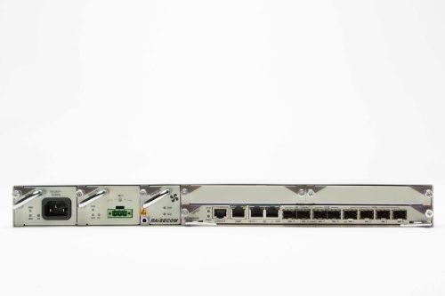 Raisecom 1U GPON OLT alap konfig: 4xGPON SFP,2xGE SFP+2xGE RJ45+2x10GE SFP+, AC+DC PSU,2 bővítőhely