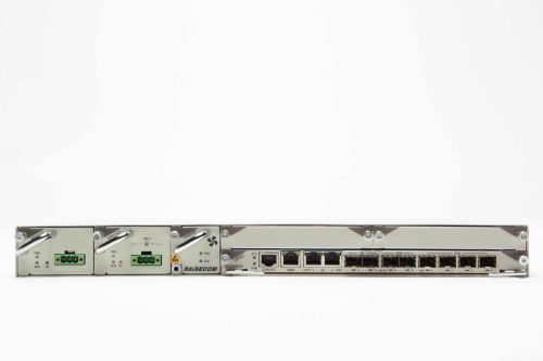 Raisecom 1U GPON OLT alap konfig: 4xGPON SFP,2xGE SFP+2xGE RJ45+2x10GE SFP+, 2xDC PSU,2 bővítőhely